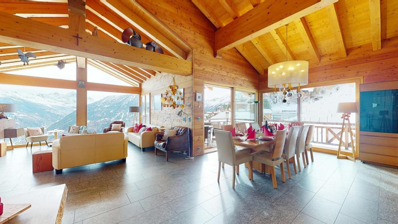 Etoiles Des Neiges Luxe & Jacuzzi Chalet 12 Pers By Alpvision Residences Hérémence エクステリア 写真